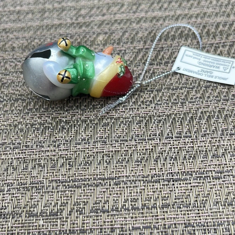 Tara Personalized Jingle Bell Snowman Christmas Ornament NWT